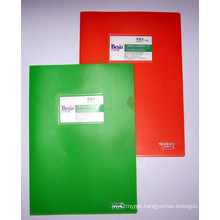 A4 Size Colored L Shape File Folder (NO. PPB-014)